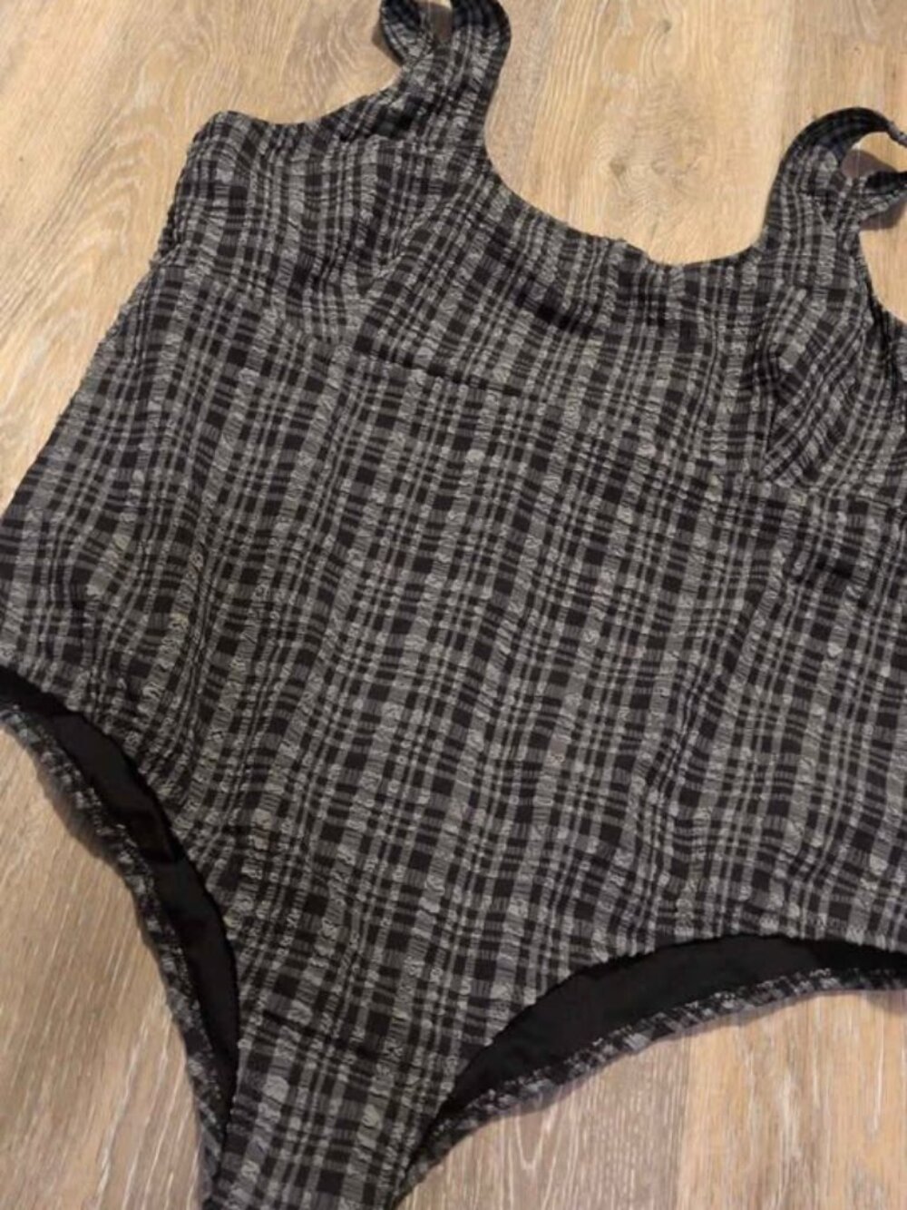 Disturbia Plaid Swimsuit US 16 nwot